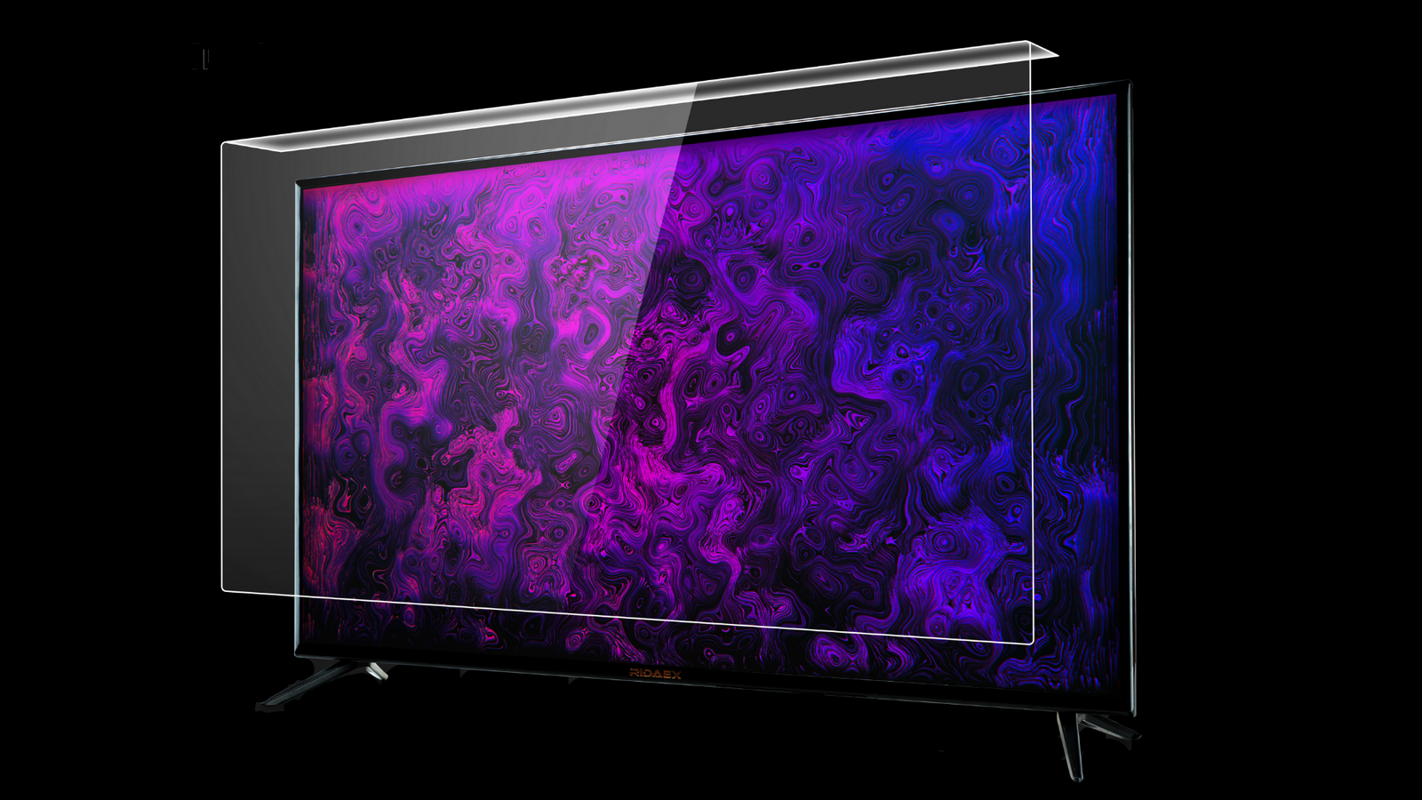 Screen Guard For LED Smart TVs Gorilla glass for LED TV Ridaex SHIELD